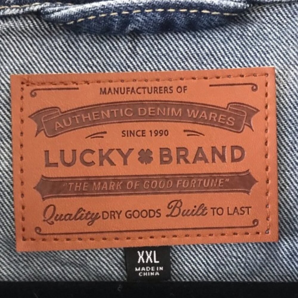Lucky Brand Jean Jacket Grateful Dead Denim NWT XXL - Picture 8 of 10